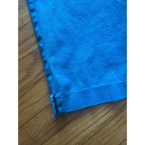 Lane Bryant 26 Teal Blue Cropped Pants - Picture 2 of 6